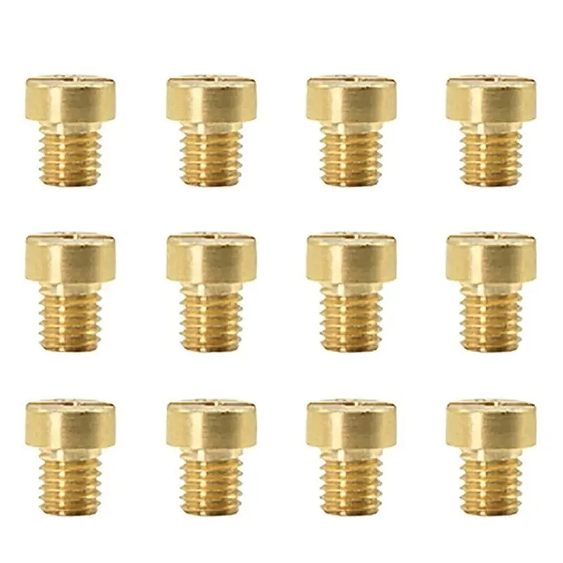 Latest 12Pcs 5Mm Carburetor Main Jet Kit Carburetor Main Nozzle For Mikuni Vm22 Vm24 Vm26 125 150 Main Jets 105-132