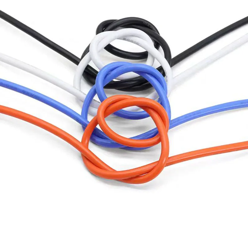 (6 Color Mixed Set) Heat Resistant Silicone Cord 30/28/26/24/22/20/18/16AWG Stranded Wire Electric Wire Tinned Copper Wire