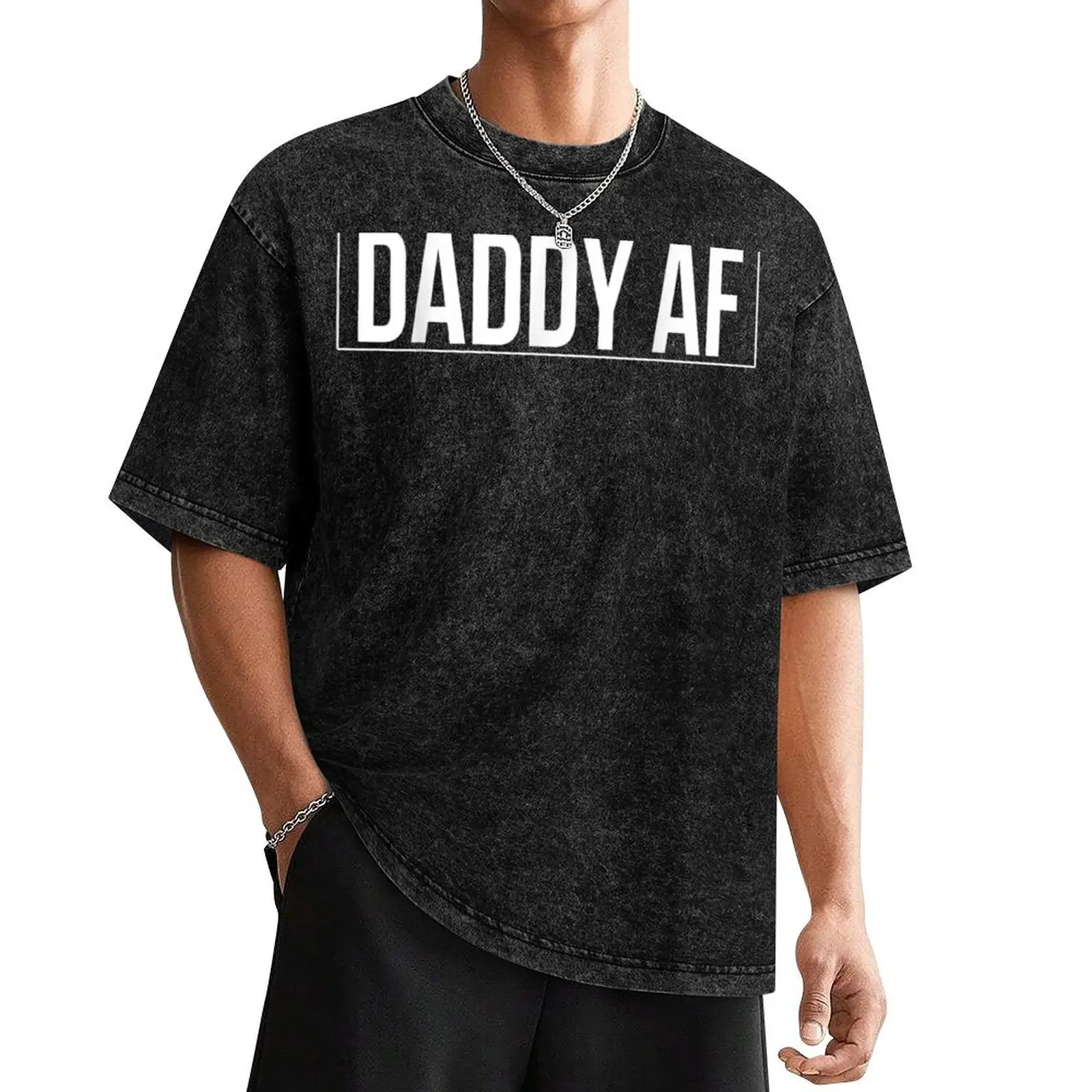

Mens Daddy Af T-Shirt rapper graphic tees basketball graphic tees t shirt men