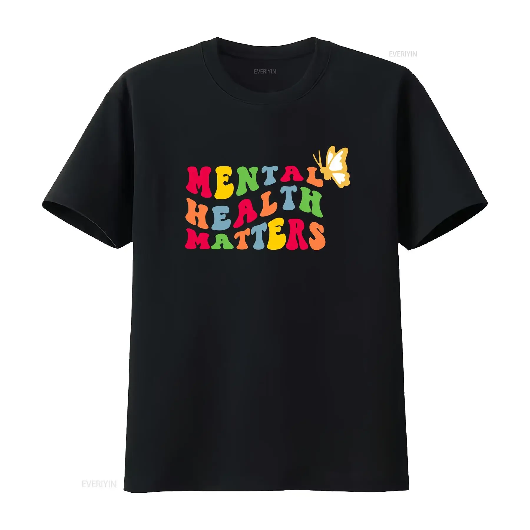 Mental Health Matters T Shirt Awareness Anxiety TherapisT PsychologisT vintage Washed homme Soft fashion Casual Unisex Stylish