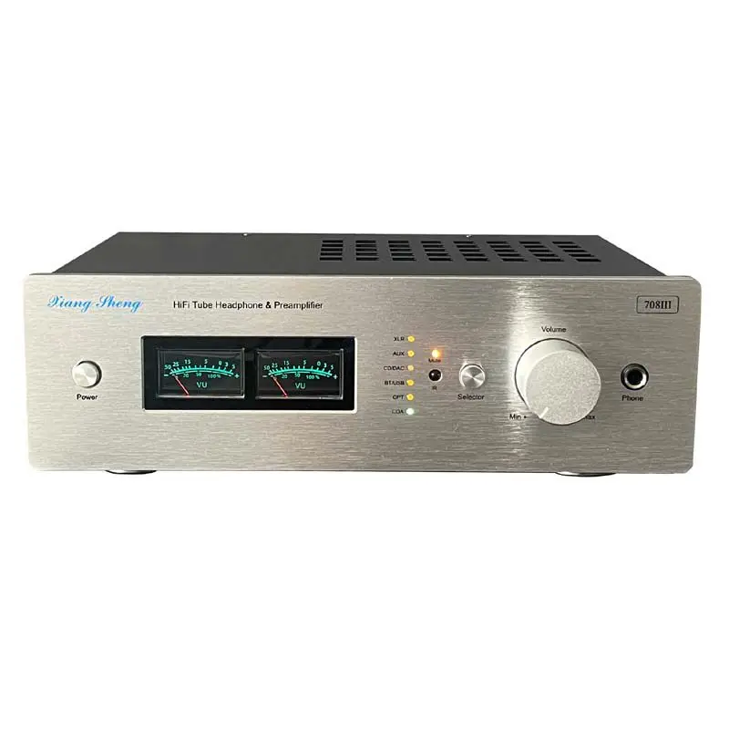 CHUBAN 708B New Tube Preamplifier, Headphone DAC Decoder, with Balanced Input, Optional Bluetooth With remote control