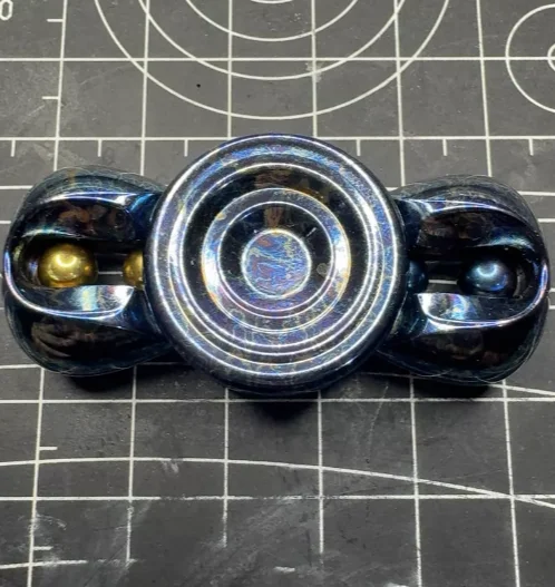 Used EDC YH Galaxy Home Ripple Wave Storm Titanium Material EDC Stress Relief Toy
