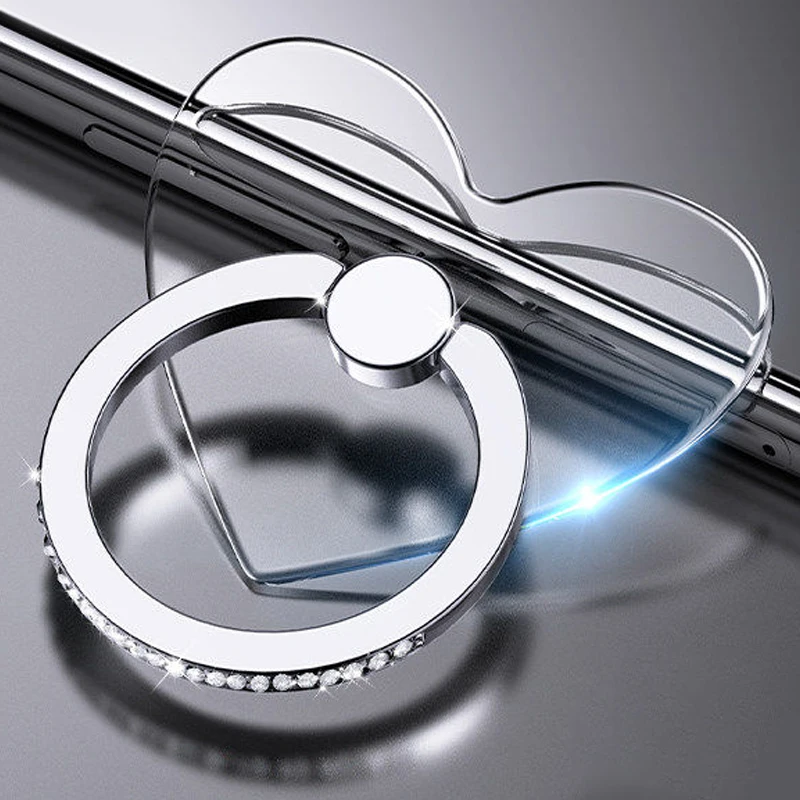 Transparenter Fingerringhalter für Mobiltelefone, Cartoon-Ständer, transparenter Ring, Handyhalterung für iPhone 11, 12, 13, 14, 15, Pro/Max, Samsung – Detail 8