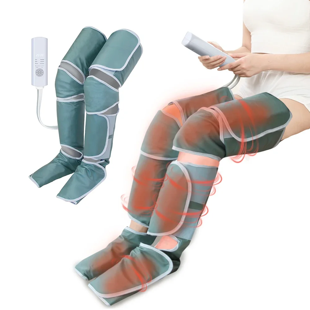 

Veinio Knee Calf Leg Massager Machine Air Compression Thigh Foot Ankle Massage for Home