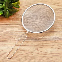 1PCS Hot Sale Kitchen Cooking Tools Supplies Colanders Oil Strainers Set Stainless Steel Grease Butter Oil Mesh Strainer