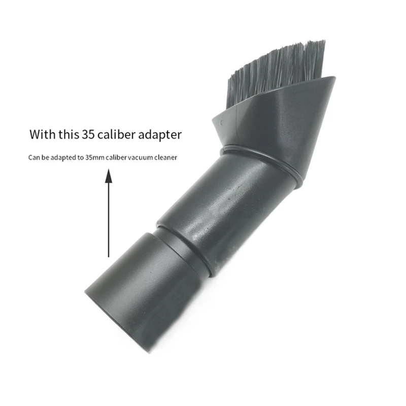 BAAG-ダストブラシ 1.25 インチクリーナー真空ブラシソフト毛 1-1/4 インチから 1-3/8 インチホースアダプター付き、ケルヒャーミーレ用