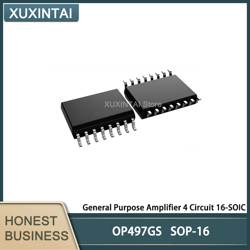 5Pcs/Lot  New Original  OP497GS OP497  General Purpose Amplifier 4 Circuit 16-SOIC