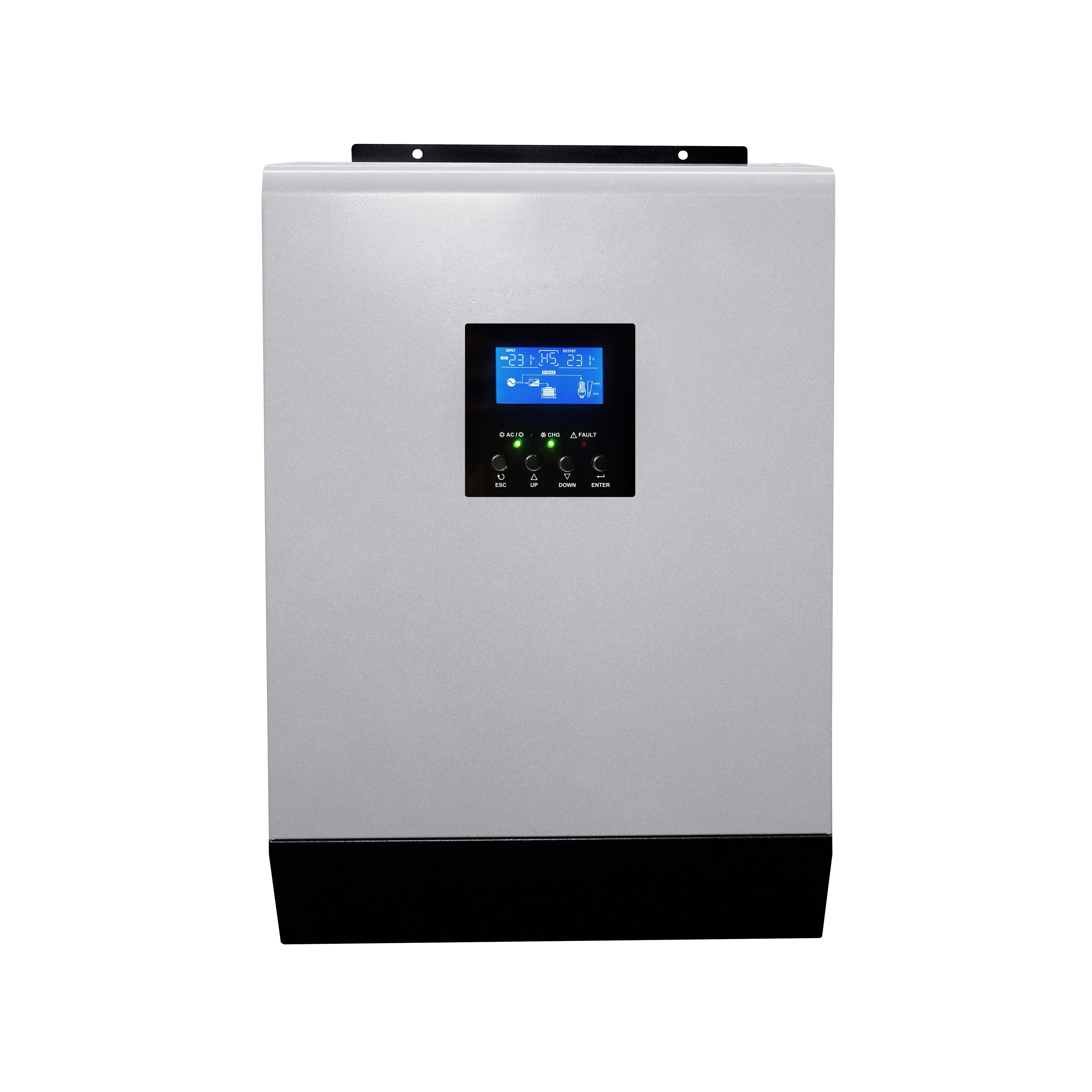 5kW Off Grid Hybrid Solar Inverter 48V 230Vac Single Phase 80A MPPT Pure Sine Wave Parallel Up To Nine For Home Backup System