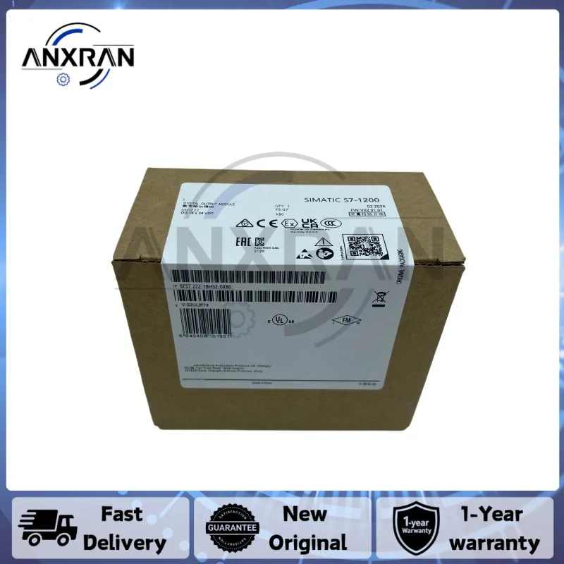 6ES7222-1BH32-0XB0 Nuevo Original para Siemens SIMATIC S7-1200 6ES72221BH320XB0 Módulo PLC de Salida Digital