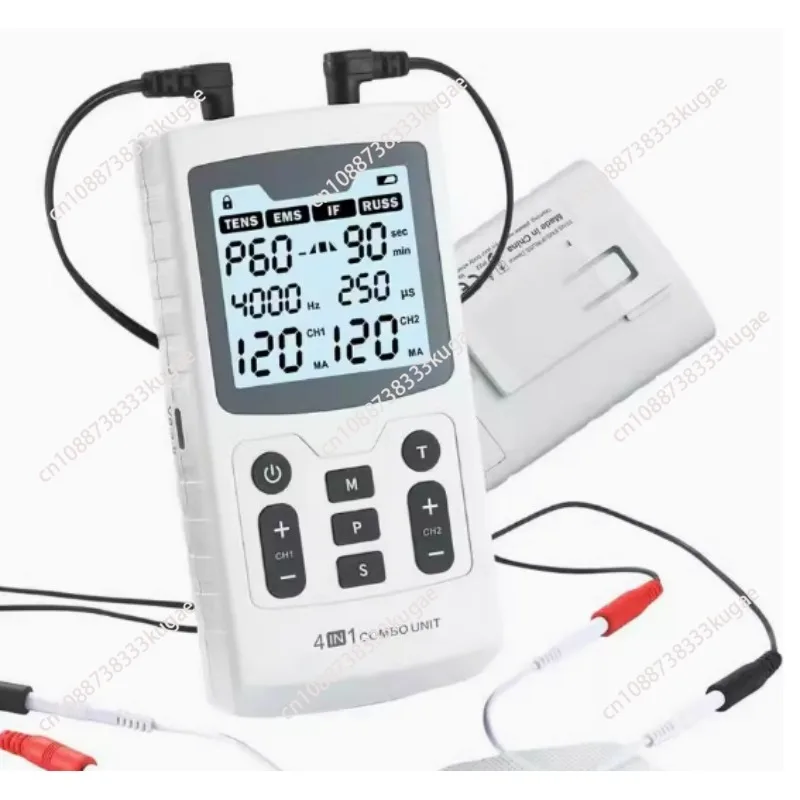 

4 in 1 Combo Interferential Current tens ems Russian for Rehabilitation Center Hospitals Clinic Physiotherapist