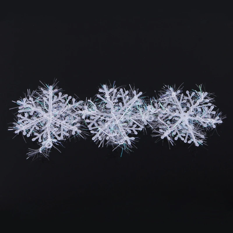 E15d Christmas Snowflake Ornements 6 PC
