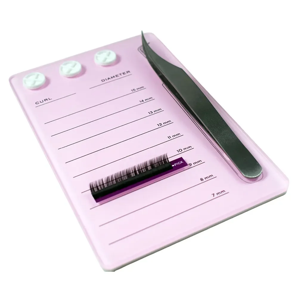 Extension Scale Holder False  Eyelashes Pad Lash Magnetic Makeup Tools makeup  Acrylic Lash Board With Glue Pallet Cup Eyelash