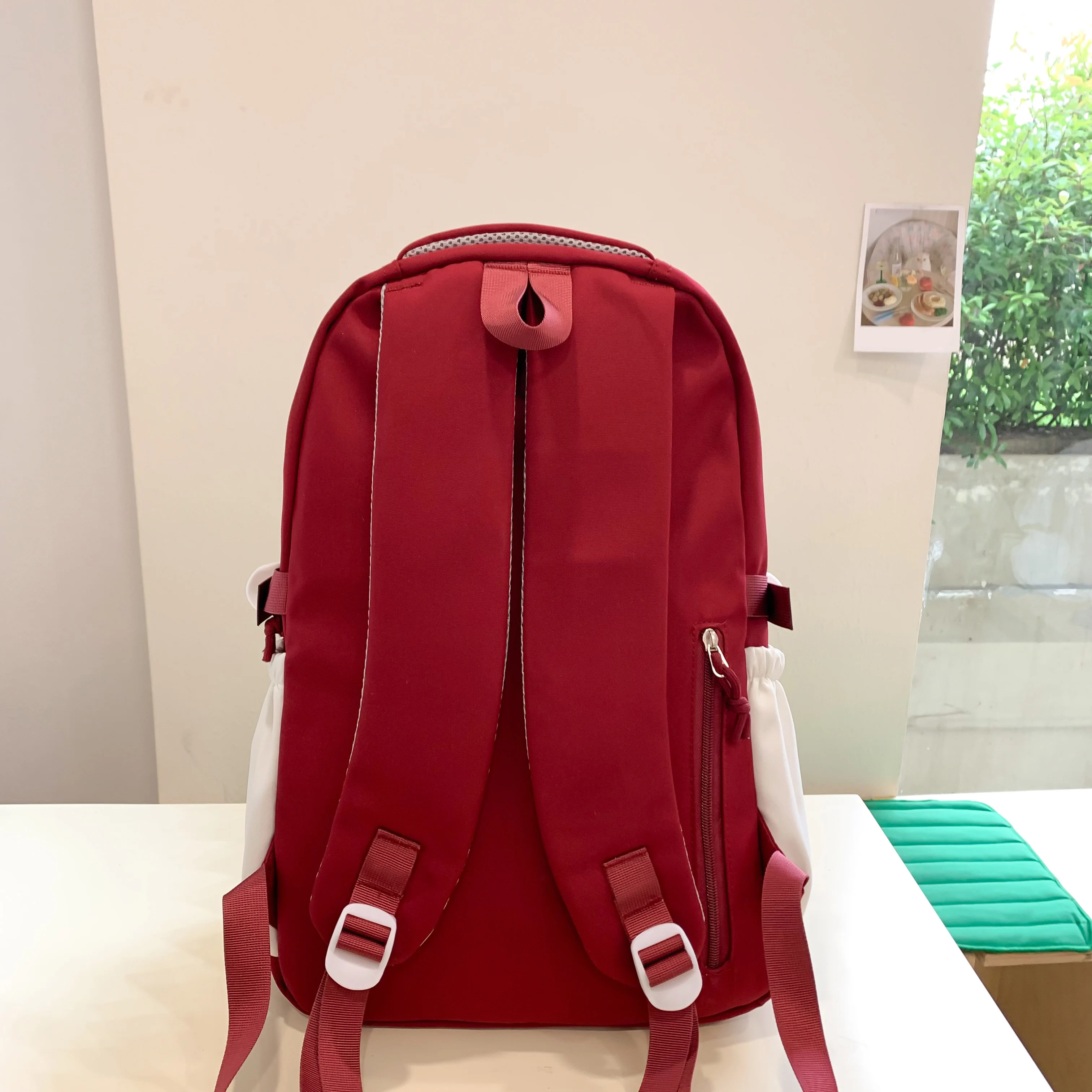 japanese style ins trendyy simple backpack fashion versatile contrasting color backpack large capacity junior high school student school bag holiday