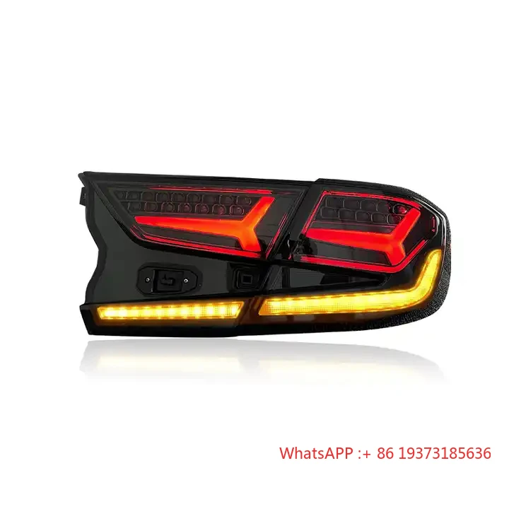 TYPY Auto-Rücklicht, Rücklicht, modifiziertes LED-Rücklicht, Blinker, Bremslicht für Honda 10. Accord 2018–2022