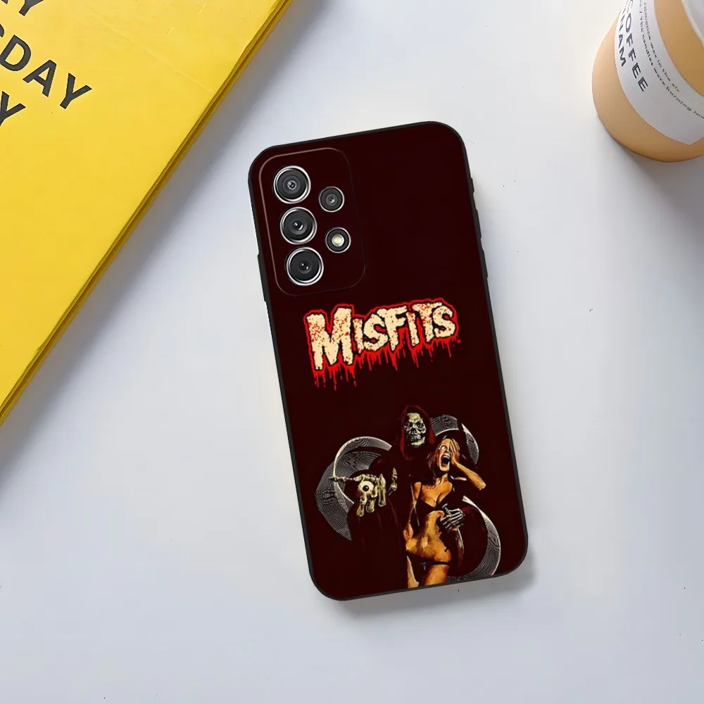 The Misfits Glenn Danzig Phone Case for Samsung Galaxy S23 Ultra S24 S22 S20 Fe S21 Plus A54 A34 A24 A53 M54 Note 20 Cover