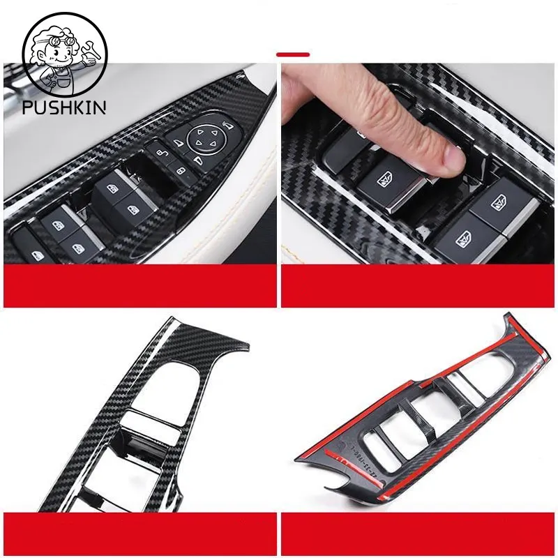 For BYD Seal U Sealion 6 Song Plus RHD LHD 2026 2025 Carbon fiber color Interior Decoration Cover Stickers ABS Accessories