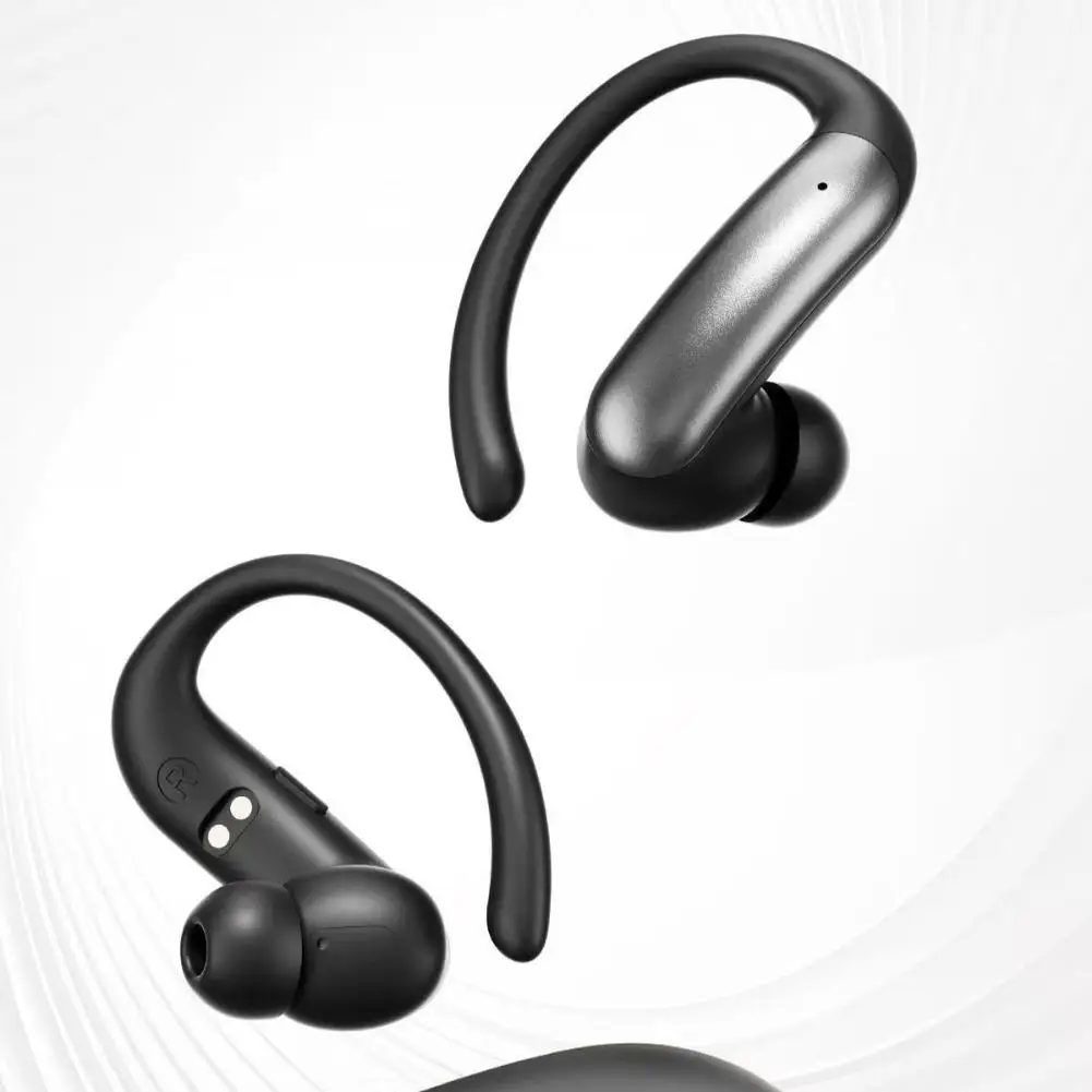무선 이어버드 블루투스 노이즈 캔슬링 오픈 이어 디자인 울트라 컴포트 논 인이어 마이크 스마트 터치 스포츠 헤드폰