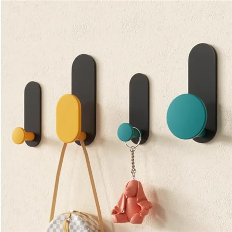 -A25M Ganci per asciugamani per bagno montati a parete, ganci per appendiabiti adesivi impermeabili resistenti Ganci per accappatoio Ganci per appendere vestiti per armadietti D