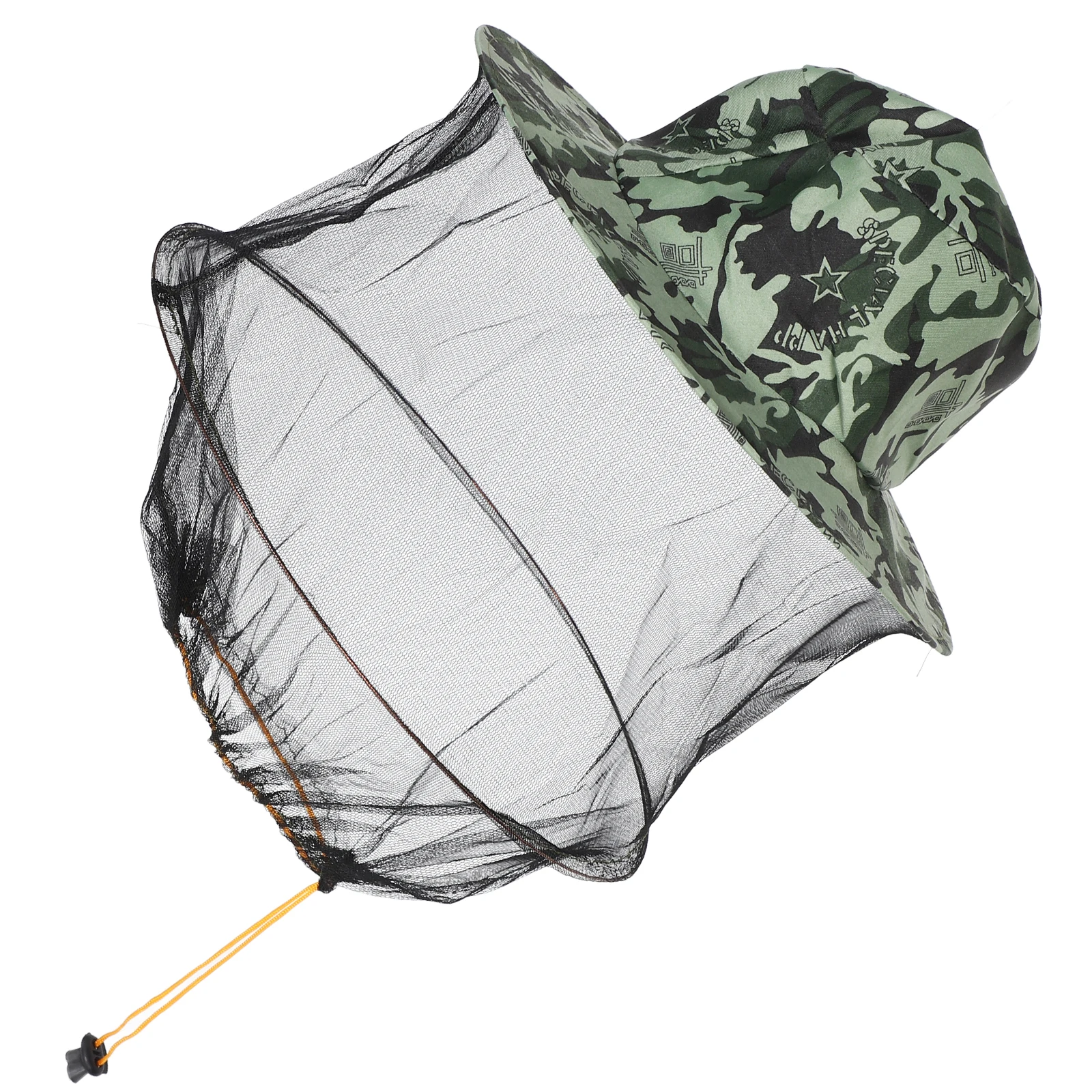 

Mosquito Hat Beekeeping Veil Beach Hood Bucket Hats for Men Boonie Mask with Netting