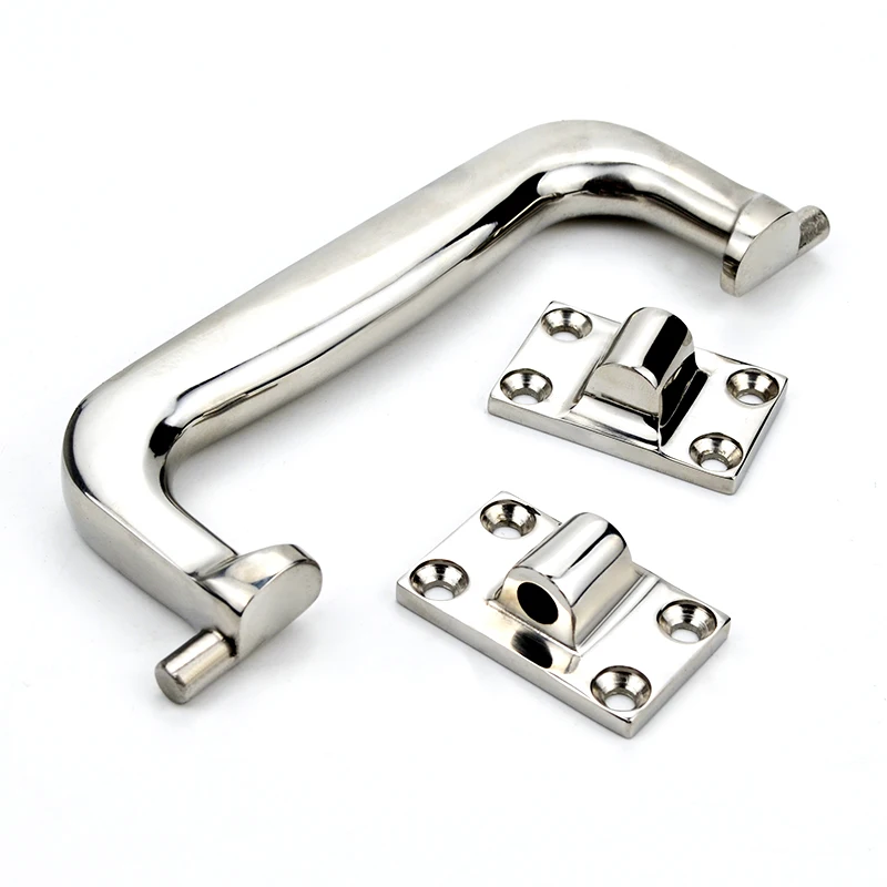 Removable Stainless Steel Cabinet Door with Positioning Handle Sheet Metal Container Separate Folding Handle