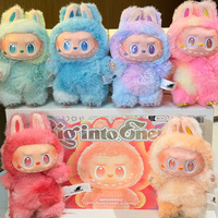 Anime Figure Kawaii For Labubu Blind Box Have A Seat Series PVC Pendant Doll Model Toy Monster Keychain Kids Birthday Gifts
