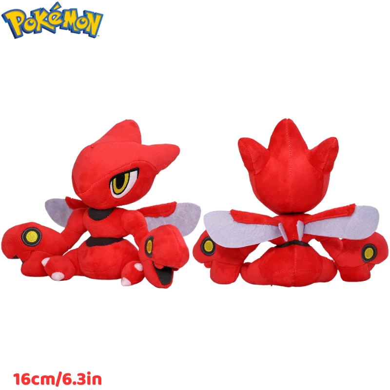 Pokemon Shiny Caterpie Butterfree Beedrill Plüschtiere Kawaii Butterfree Ball Scizor Stofftiere Weiche Plüschpuppen Geschenke für Kinder