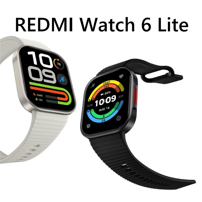 Globalna wersja Redmi Watch 6 Lite, wyświetlacz AMOLED o przekątnej 1,96 cala, aż 18 dni pracy na baterii, ponad 150 try...