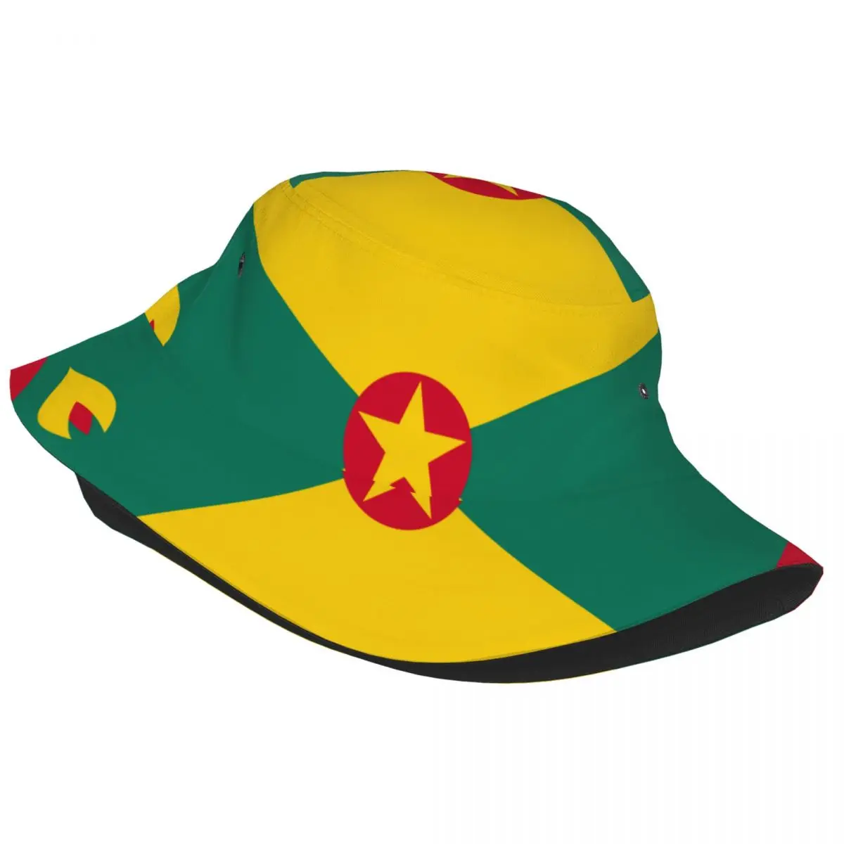 Fisherman Hat Unisex Bob Cap Grenada Flag Hip Hop Gorros Panama Windproof outdoor Bucket Hat