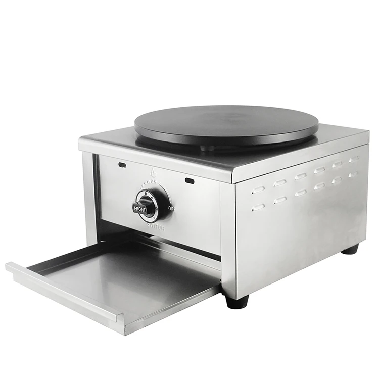 Factory Directly Sale Commercial Automatic Single Head Gas Crepe Maker Machine for Home Use
