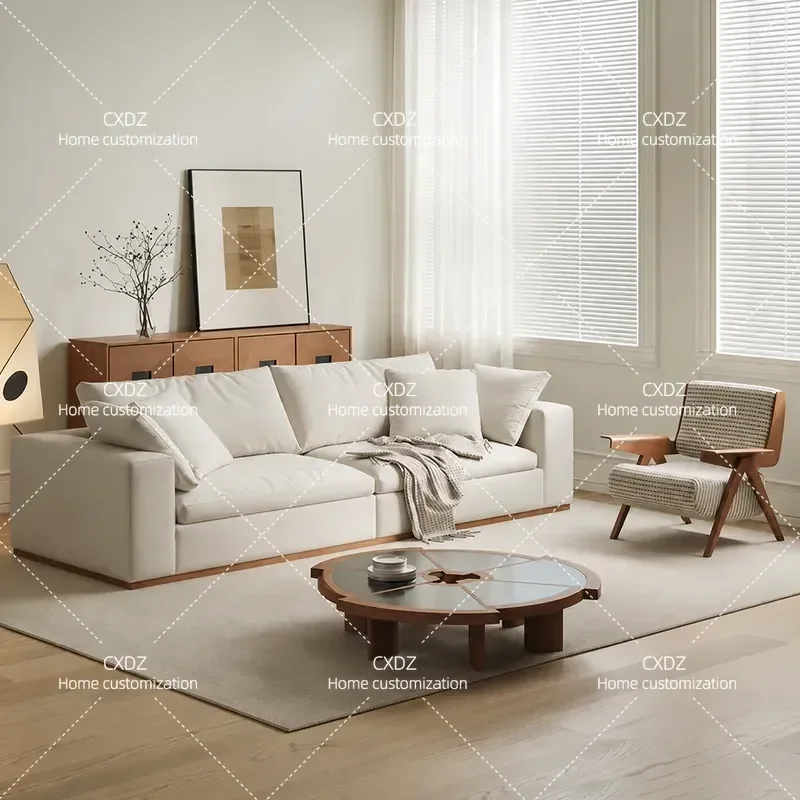 Modern Simple Sofa Set for Hotel Lobby Reception Office Showroom B&B Living Room Furniture Combination