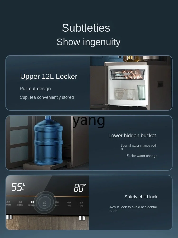 LMM  Household Bottom-Mounted Bucket Vertical Multi-Function Water Dispenser