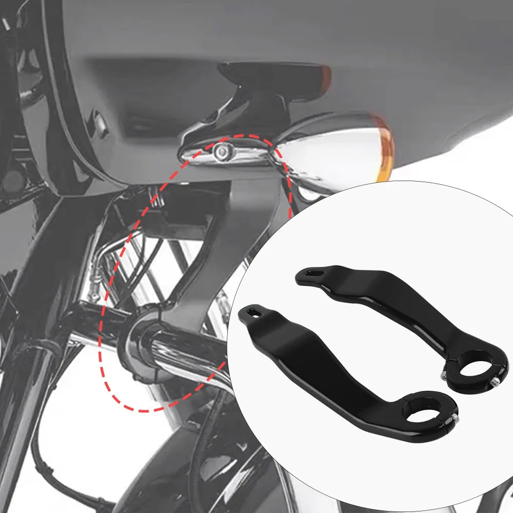 Motorrad Schwarz Verkleidung Unterstützung Halterung Mount Kit Fit Für Harley Road Glide FLTRU FLTRXS 2015-2024