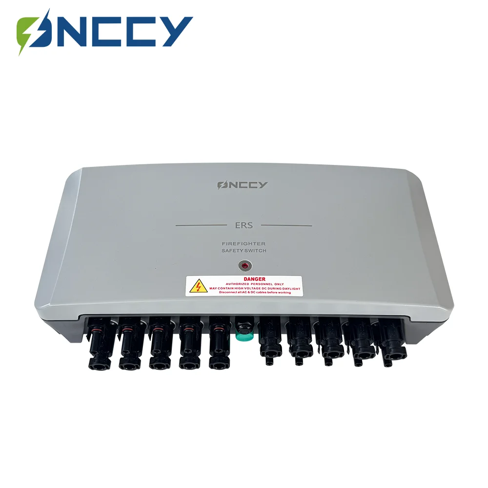 10P Firefighter safety switch，1600VDC Firefighter switch for solar panels，PV Solar IP66 Rapid shutdown 40A
