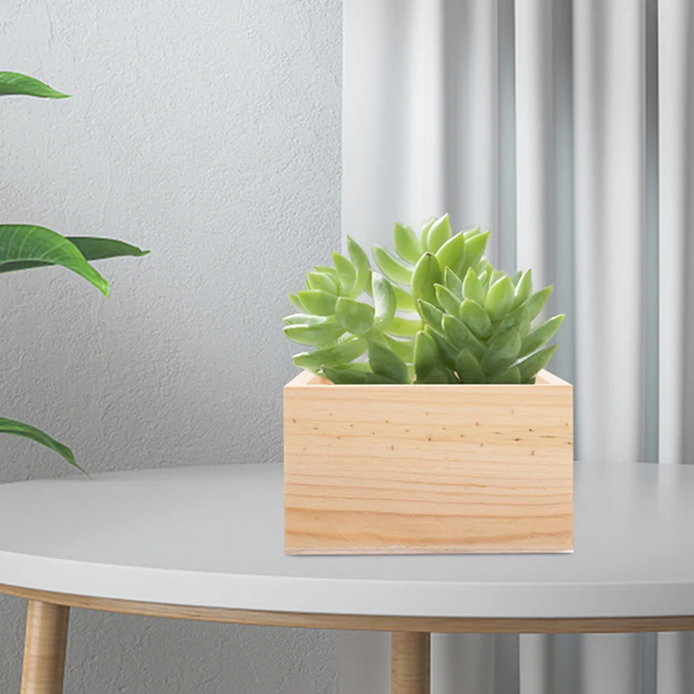 

Small Wood Crate Boxes for Decor Storage Organisation Craft Compartment Organizer Unfinished Containers