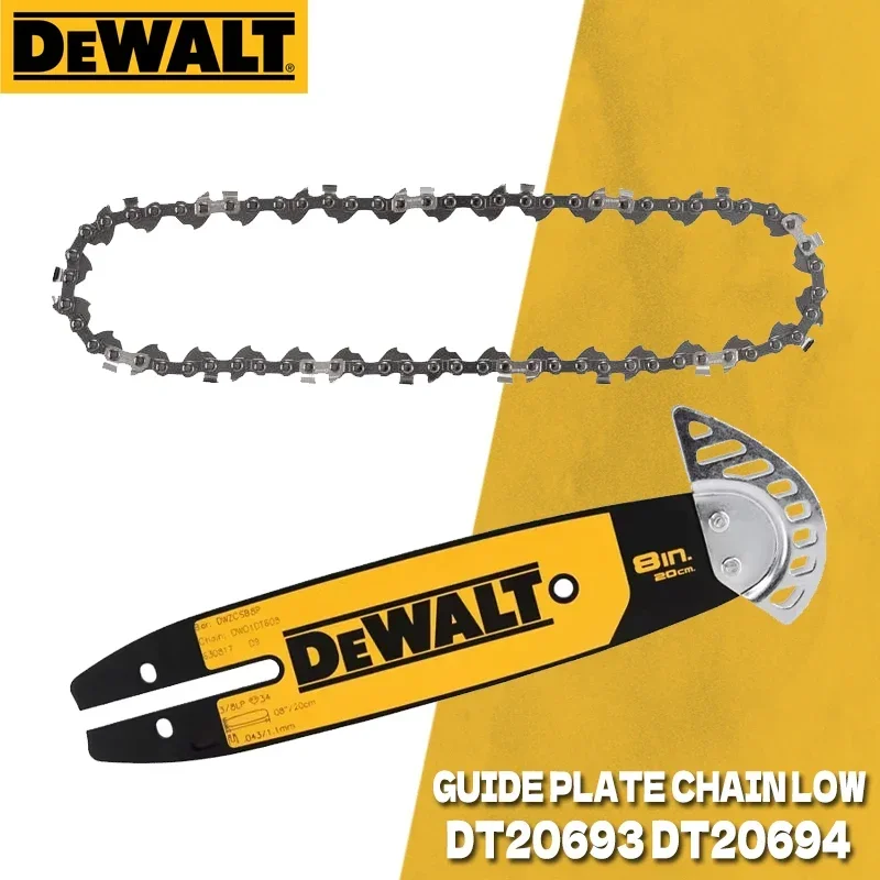 Dewalt-motosserra de Poda Baixo Recuo Resistente ao Desgaste Óleo Otimizado Dt20694 Guide Plate Fits Dcmps520 Dt20693 20cm
