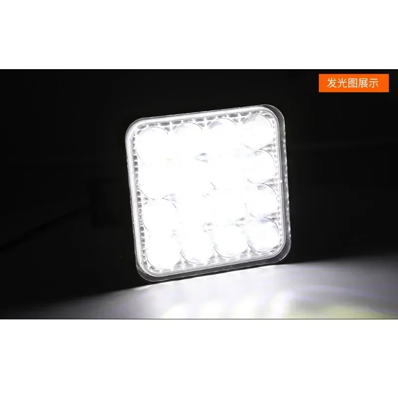 4 قطعة سيارة عمود إضاءة LED Worklight 48 واط الطرق الوعرة ضوء العمل 12 فولت ضوء الضباب مصباح 4x4 LED جرار المصابيح الأمامية الأضواء لشاحنة ATV 4 I