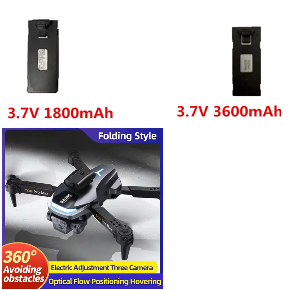P23 Drone Battery 3.7V 1800mAh 3600mAh Li-Poly / Propeller Blade / For P23 Drone Accessory P23 Parts