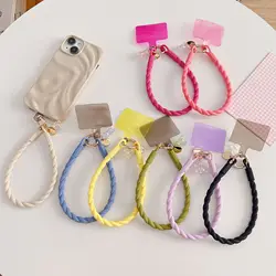 1Pc Colorful Hand Lanyard Anti-loss Wrist Strap Hand Strap Luminous Cute Bear Pendant For Iphone OPPO MOTOROLA Mobile Phone Case