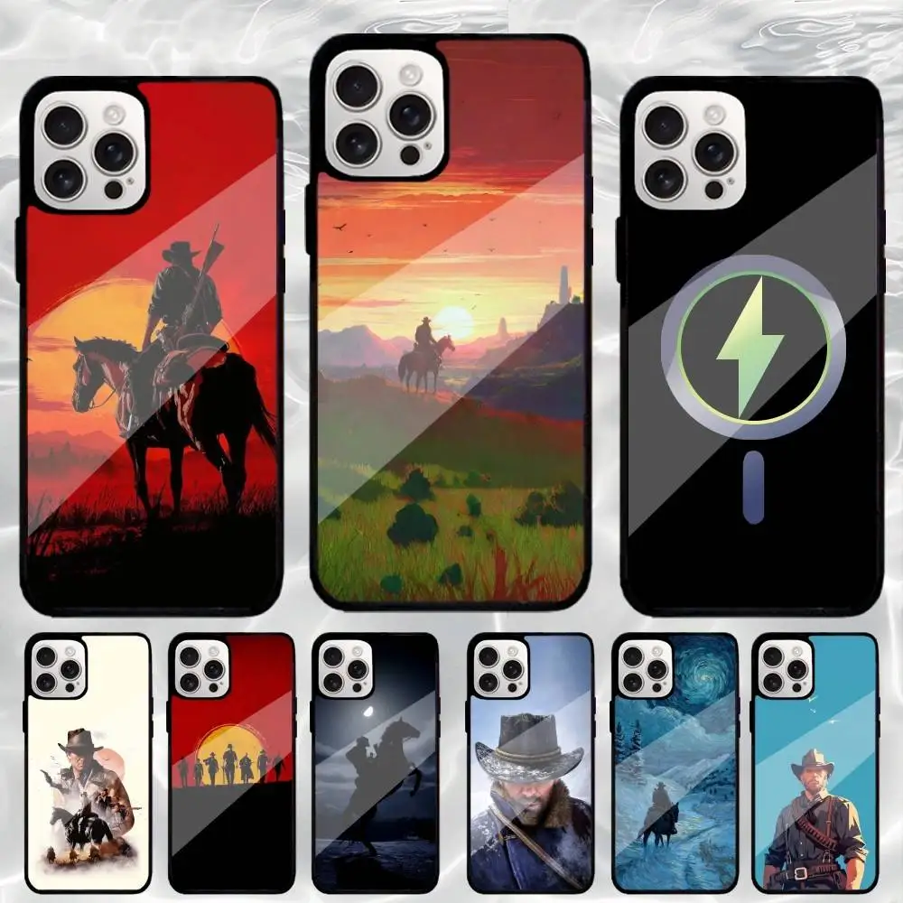

A-Adventure game R-Rdr2 Phone Case For iPhone17,16,15,14,13,12,11 Plus,Pro Max Magnetic Magsafe Wireless Charging
