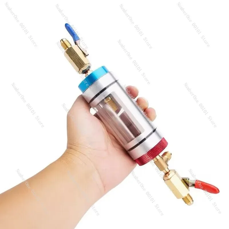 Auto Air Conditioner Refrigerant Filler Vacuum Type Water Tank Replacement, Repair Tool Assembly Parts