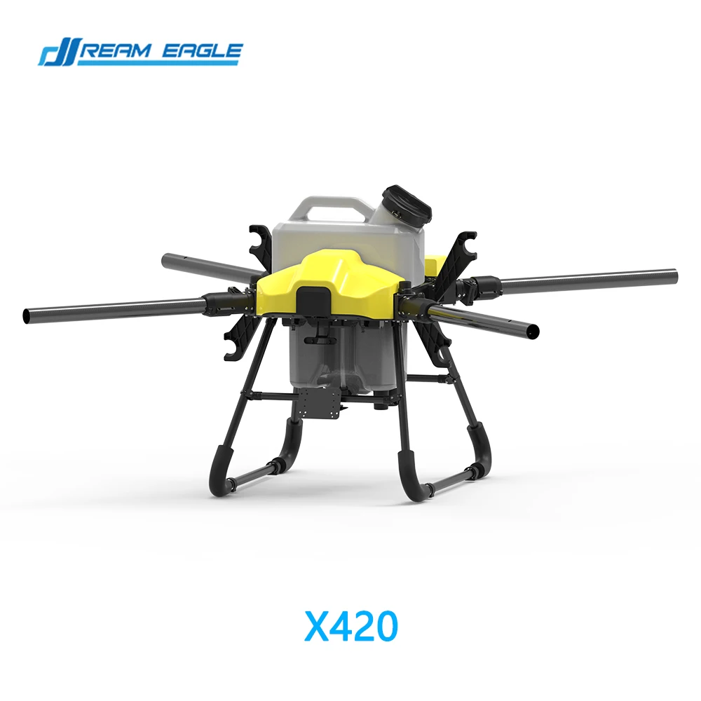 Dreameagle Kit bingkai penyemprotan pertanian, X410 X420 X610 X616 X630 30L dengan JIYI kontrol penerbangan Hobbywing