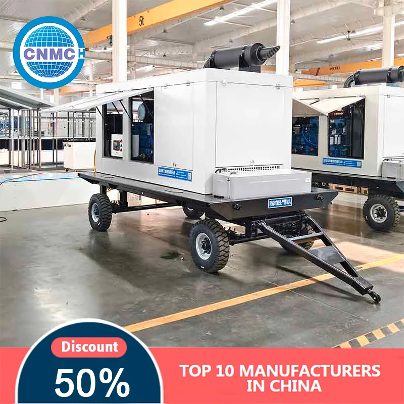 

Industrial & Commercial Use Trailer-Mounted 50KW/80KW/100KW/200KW Customizable Engine-Generator Made in China Diesel Factory