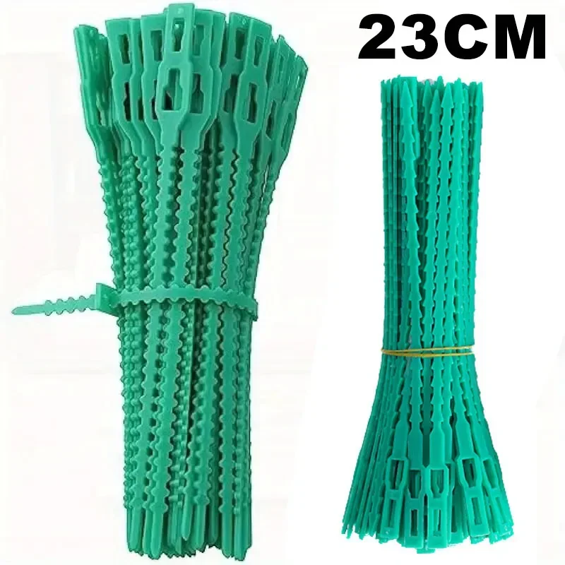 Herbruikbare tuinkabelbinders Plant Vine Tree Struiken Ondersteuning Sluiting Vergrendeling Nylon Verstelbare Rits Kabels Banden Organizer Gereedschap