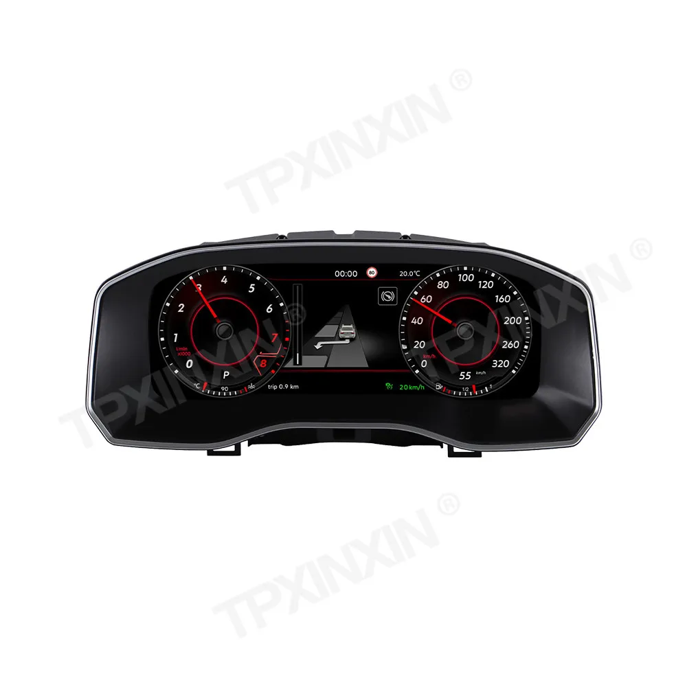 For Volkswagen Amarok 2017-2020 Car LCD Dashboard Digital Cluster Virtual Cockpit Instrument Speedometer Multifunctional