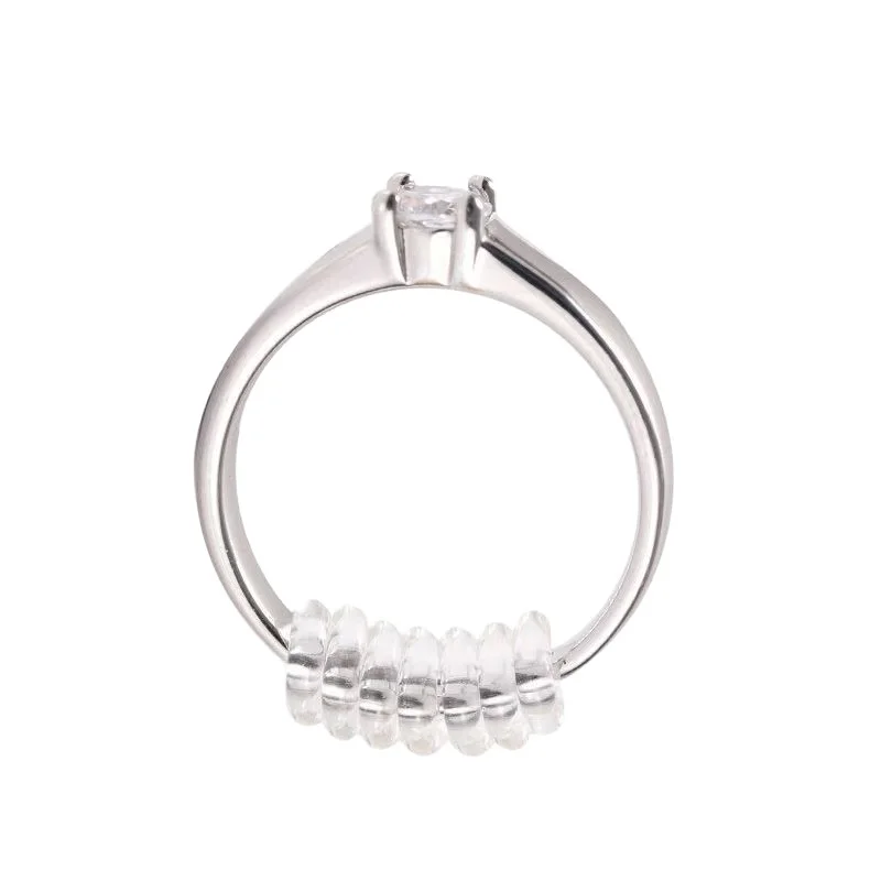 Ring Sizer Adjuster for Loose Rings  8 Pack, with 4 Sizes for Different Band Widths 3mm to 5mm & Ring Width: 1mm-8mm  Ring Guards for Women Loose Rings