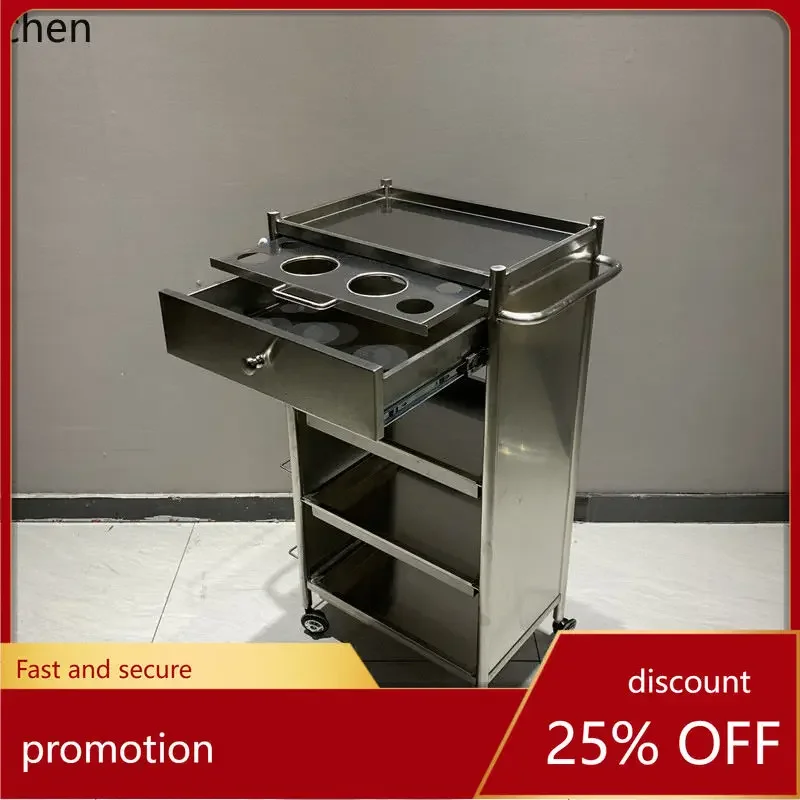 

HXL Hairdressing Trolley Barber Shop Household Storage Rack Multi-purpose Tool Cabinet