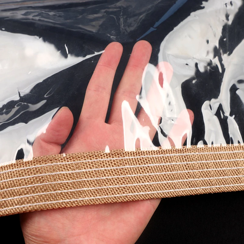 95% Clear PEVA Rainproof Cloth Patio Pergola See Through Tarp Curtain Home Window Keep Warm Film Outdoor Transparent Tarpaulin