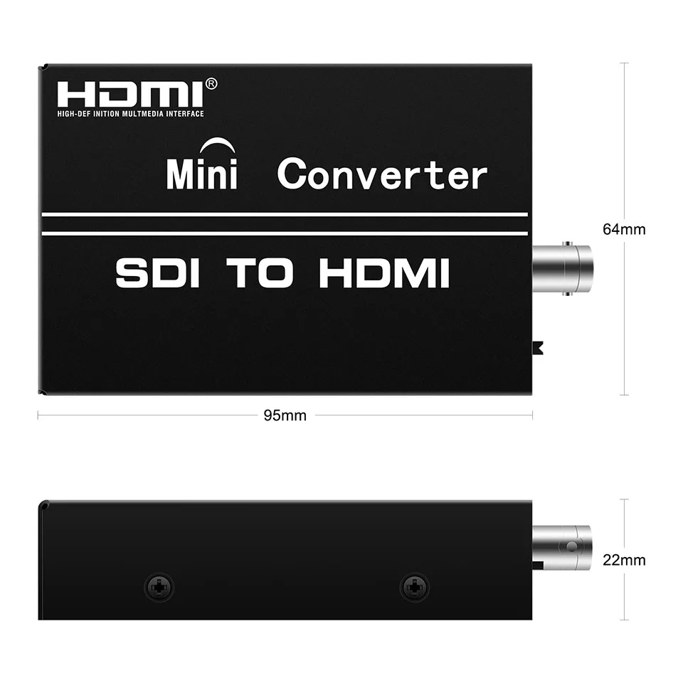 SDI HDMI do HDMI konwerter przełącznik Full HD 1080P HDMI 1.3c i HDCP dla kamera Monitor do komputera