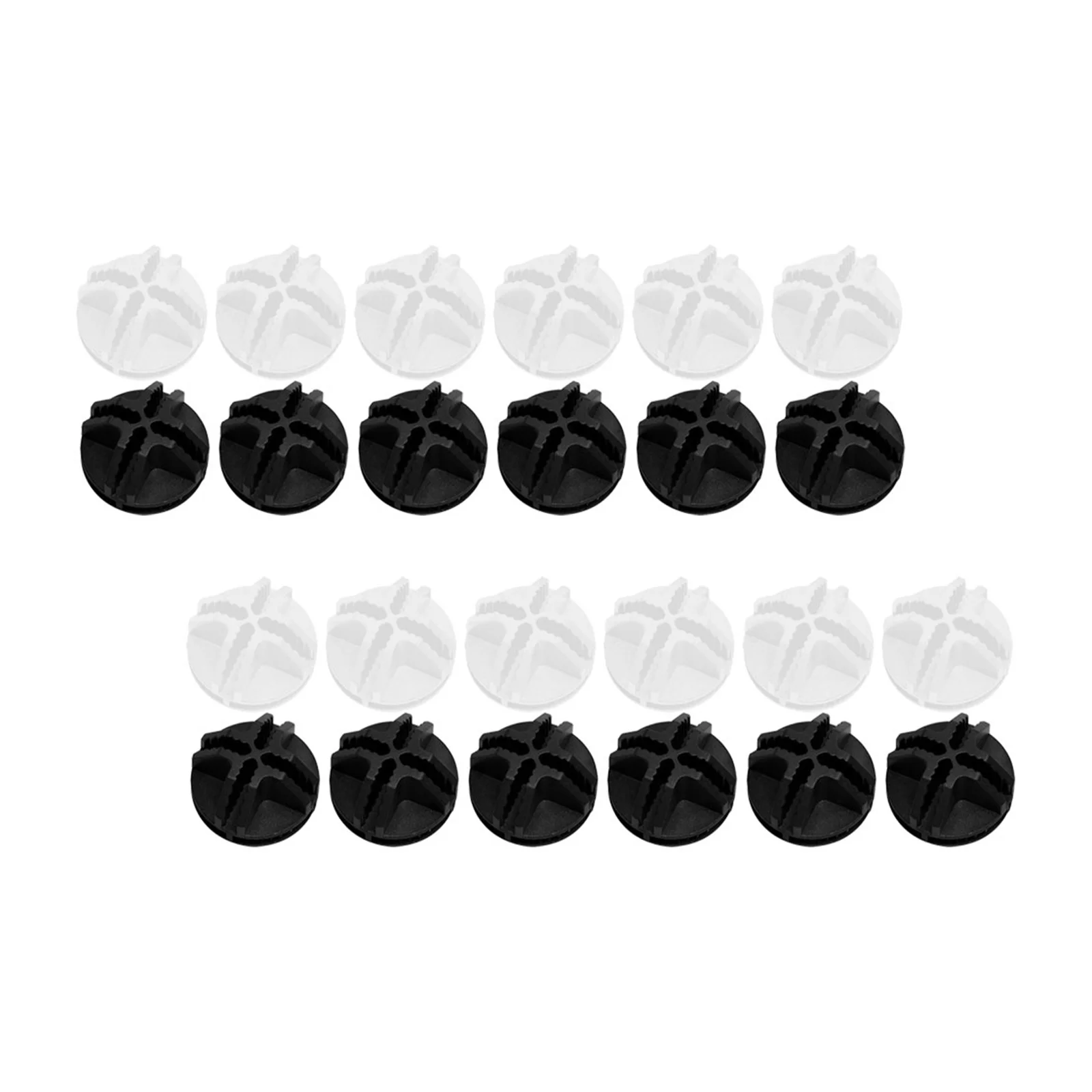 

30Pcs Plastic Panel Connectors Lightweight Detachable Fixings for DIY Closet Shoes Shelf Wire Cage Playpen Storage System