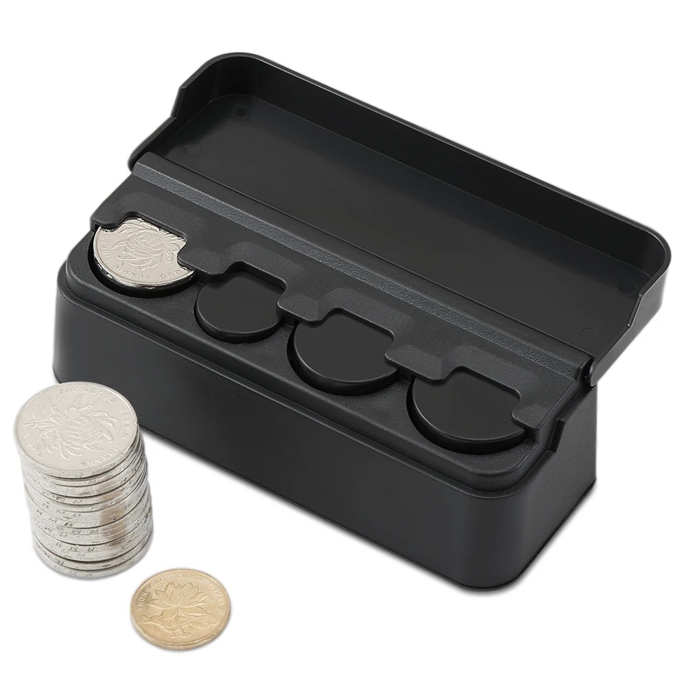 Car Organizer Rolls Plastic Pocket Dash Coins Case Storage Box Holder for volkswagen vw passat b5 polo tiguan skoda rapid renaul